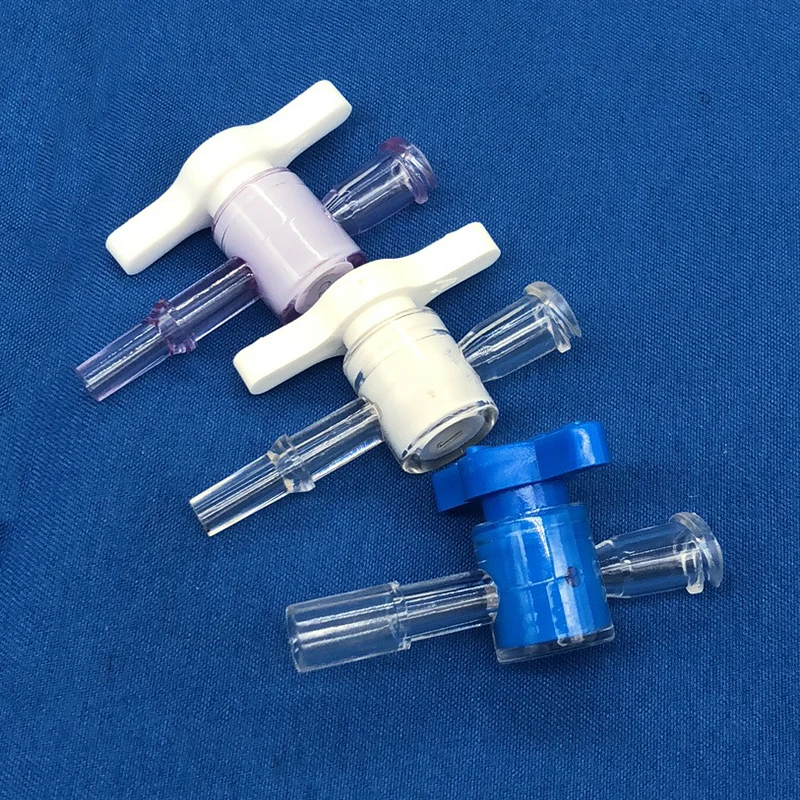 Medical plastic two way valves plastic two way stopcock