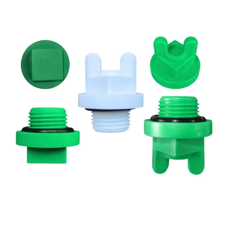 IFAN Factory Direct PN25 20-32mm Green PPR Plastic Pipe Fittings Male Thread Plug Anti-Corrosion Weld Connection Model Head