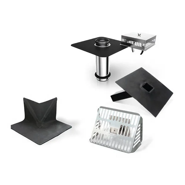 tpo pvc membrane roof drainage waterproof scupper drain systems