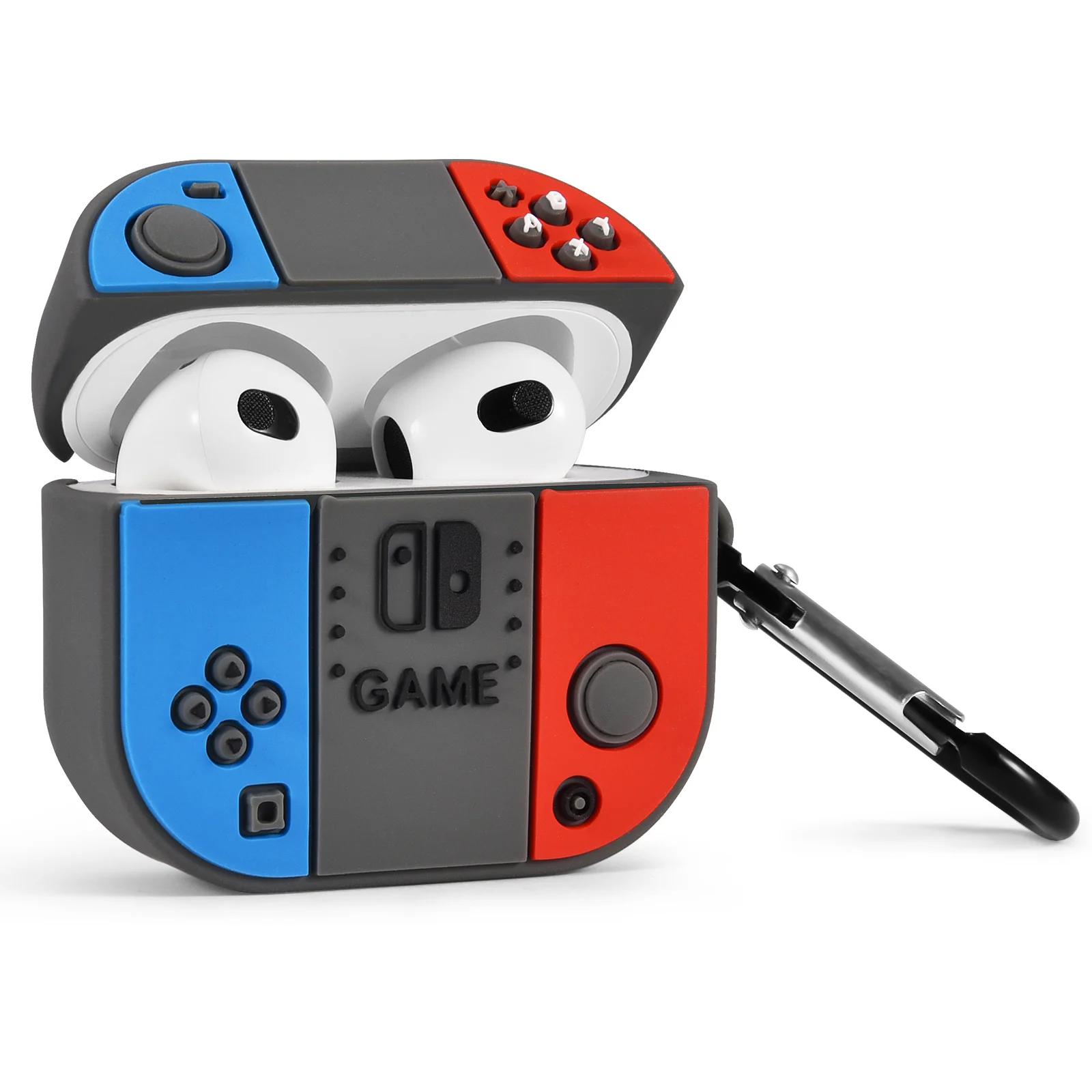 For airpod 1 2 3 pro case fashion 2021 luxury brand charging cases cover 3d cartoon cute protective food silicone airpods case