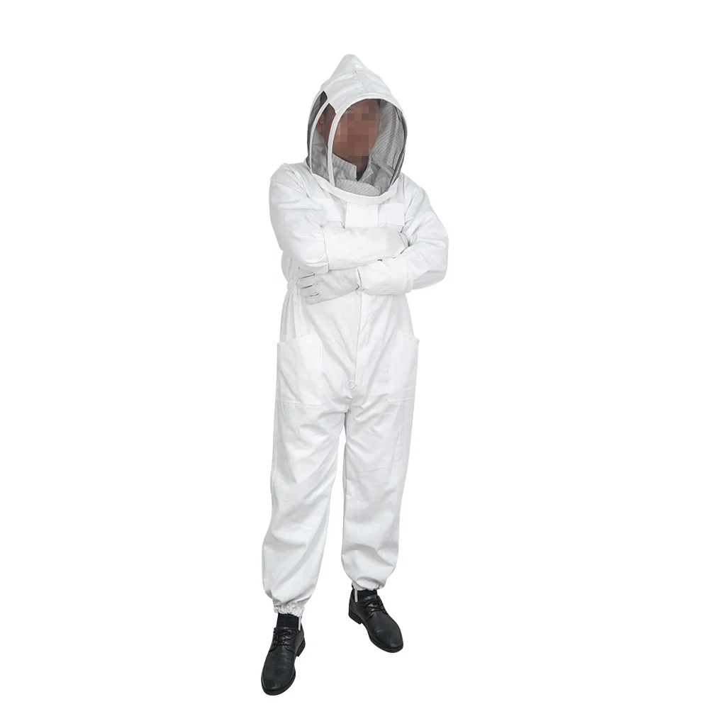 Beekeeping Equipment Cotton Bee Keeping Suit Protection 3 Layer Ventilated Beekeeper Suit for Bees and Wasps