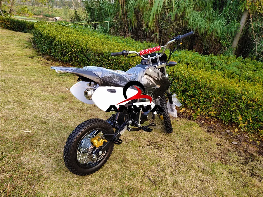 2 Wheels 4 Stroke 125cc Manual Clutch Kick Starting Cross Pit Bike