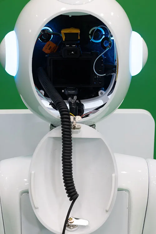 Automatic Print Instant Portable Digital Wedding Photo Booth With Printer And Camer robot Photobooth