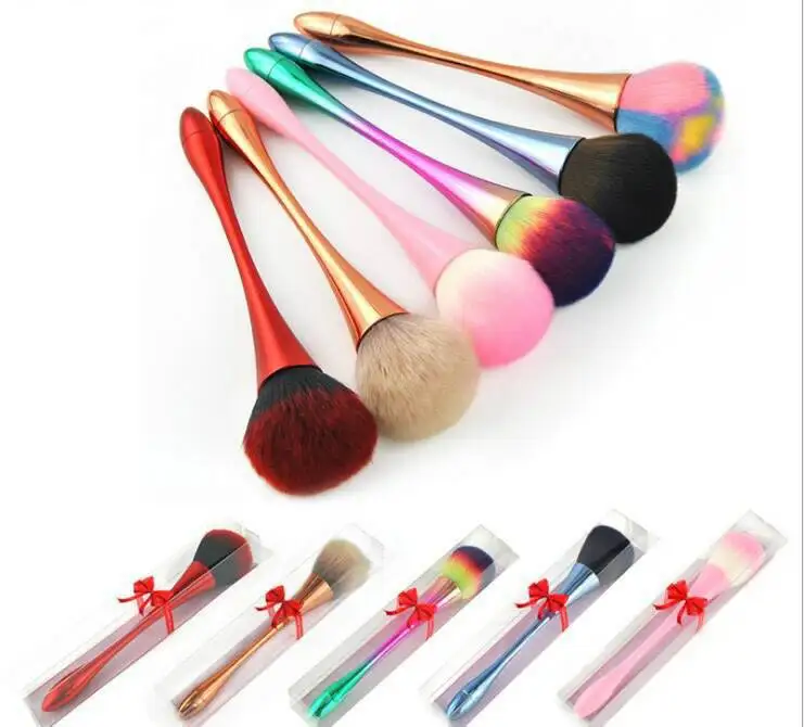 1 PC Per PVC Box New Design Hot Sale Large Powder Mineral Brush Nail Art Dust Foundation Makeup