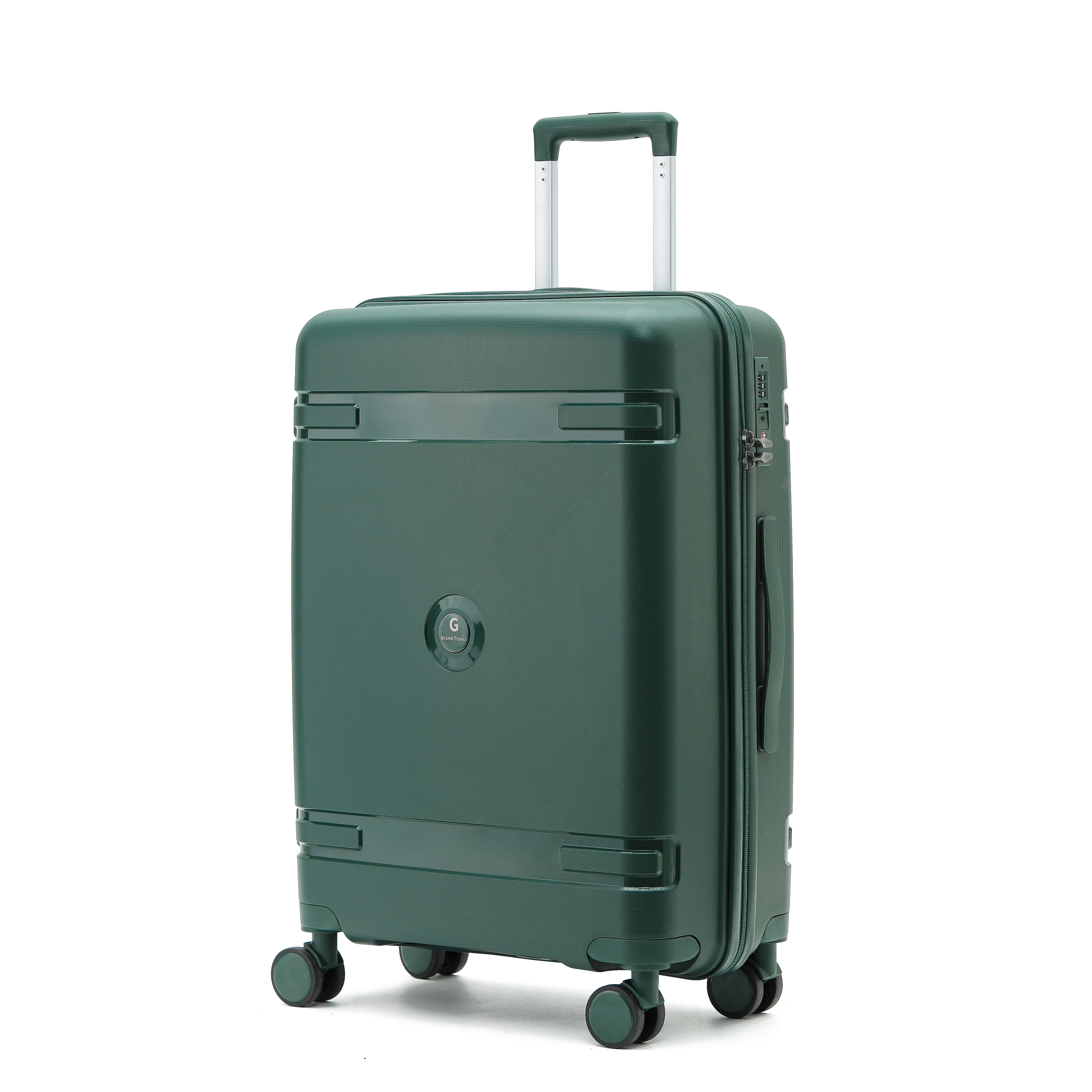 100% PP 4 Piece Trolley Luggage Traveling Suitcases Sets Factory Price Travel Style Luggage Bag Set Carry on Suitcase