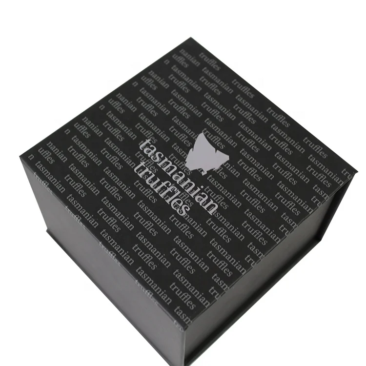Custom Folding Metallic Foil Cardboard Paper watch Packaging Magnetic Gift Box With Foam Sponge Inserts