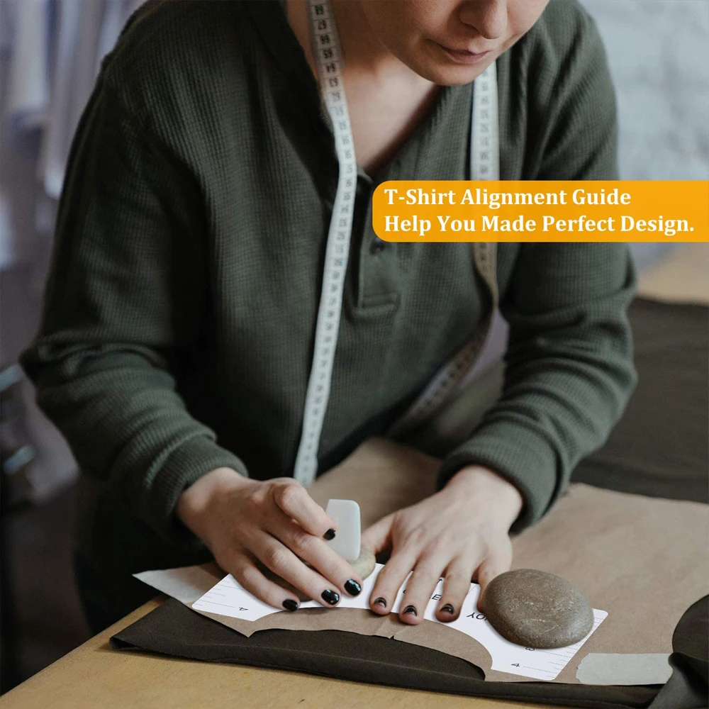 8 шт. для руководства дизайна футболки модные линейки с таблицей размеров DIY шаблон рисования инструмент творчества