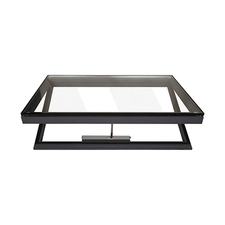 Modern Simple Home Window Design cheap price Aluminium Electric Skylight Windows