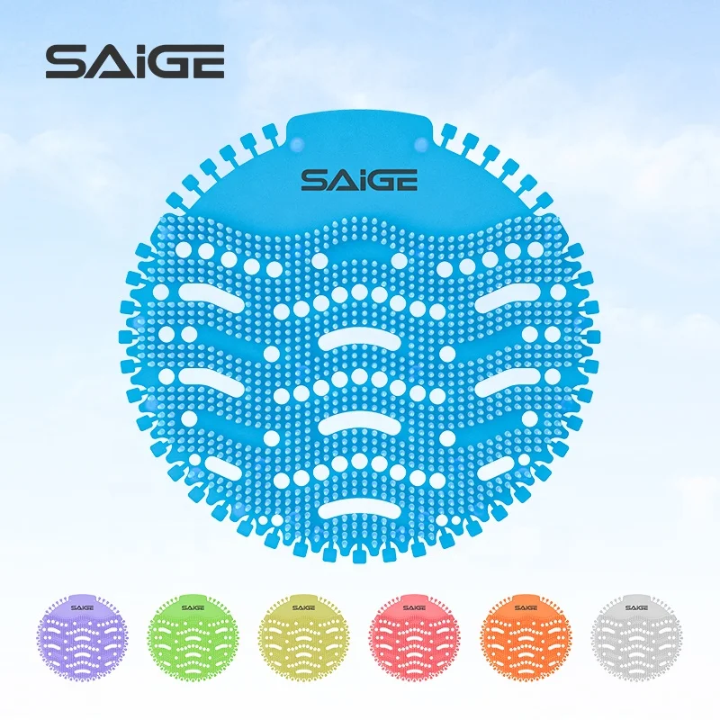 Factory price wholesale custom printed urinal screens deodorizer mat with free sample