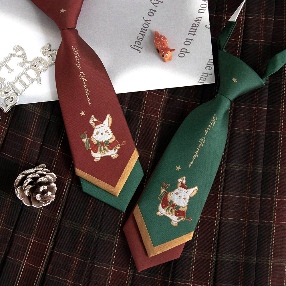 Womens  Red Green Colors Bow Tie School Student Sailor Suit Bowknot Adjustable Uniform Ties