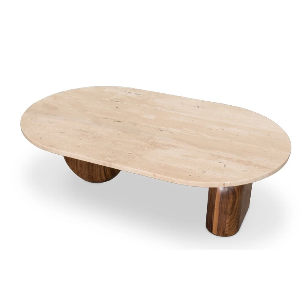 Новый дизайн Фошань Роскошный Современный 5-Звездочный Отель мебель деревянная изогнутые лобби журнальный столик