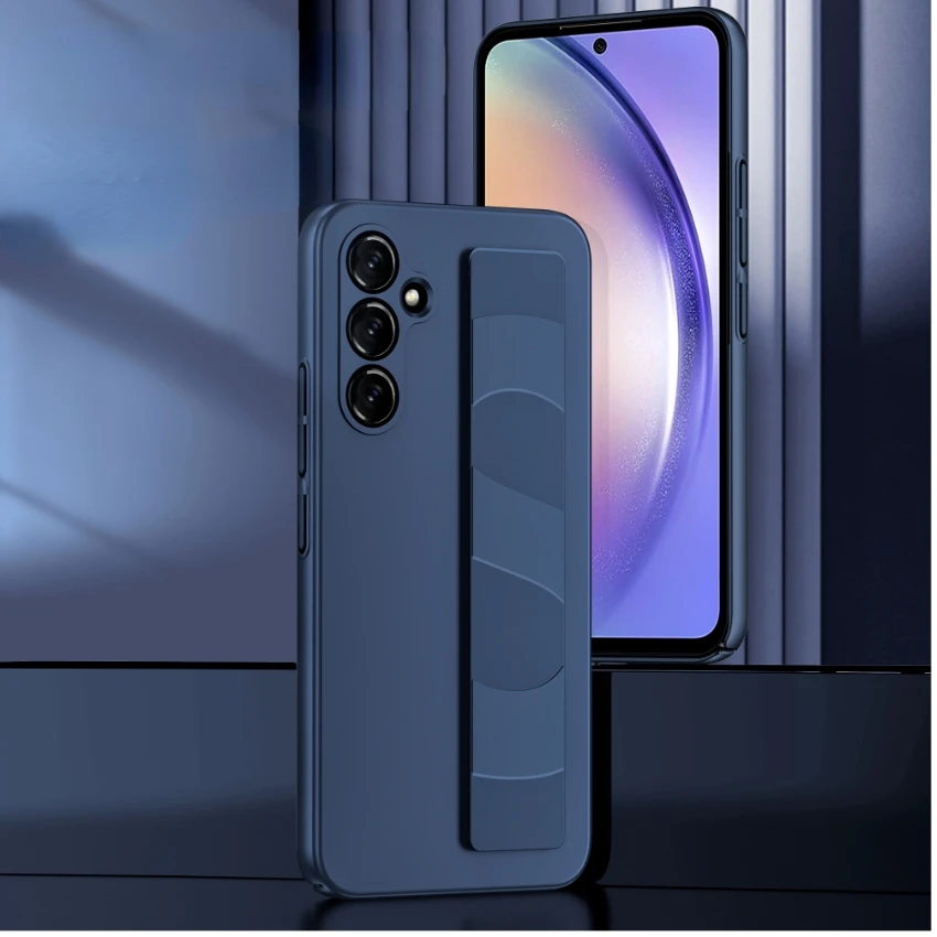 Chinese Factory Wristband Phone Case With Liquid Silicon Fundas Para Celular For Samsung S23 S24 A54 Series