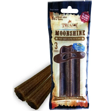 
 Палочка Truknox Moonshine с глюкозамином и хондроитином из зеленой липы, мишура, Снэк, лакомство для собак  