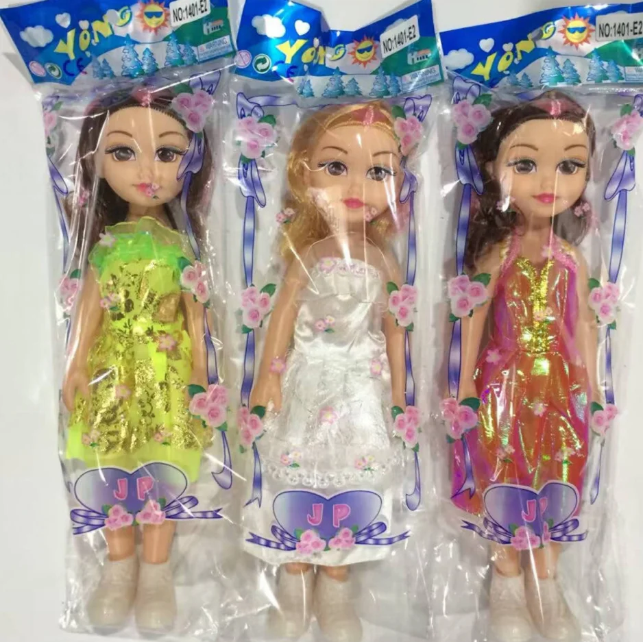 Factory Wholesale 14 Inch PVC & PC Mini Model Toy Soft 30 cm Big Eyes Doll Toys for Girls Fashionable Design