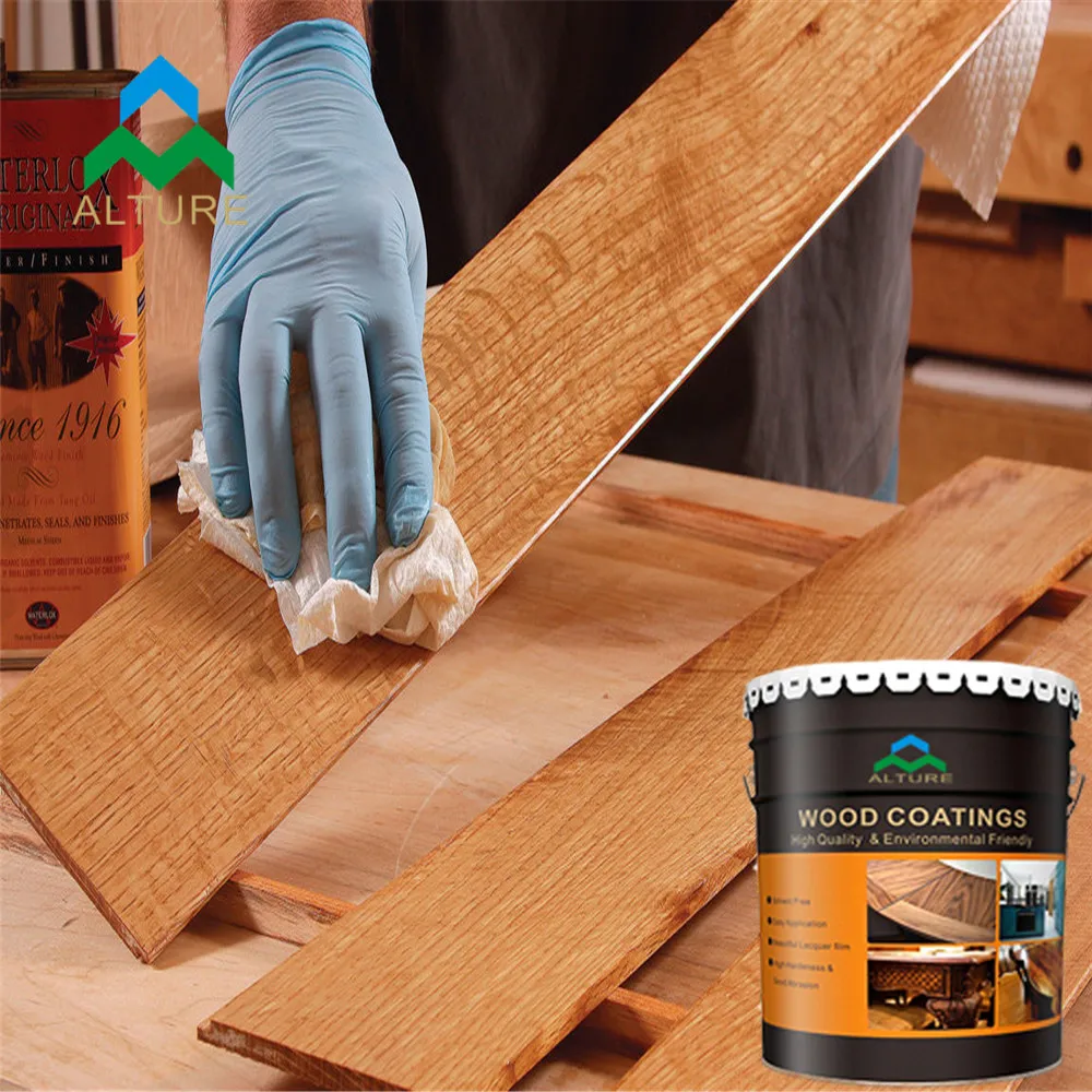 Alture PU non-toxic transparent high glossy wood varnish