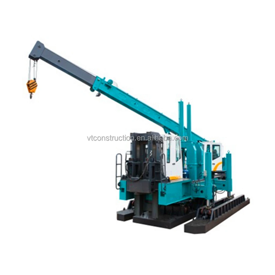 High pressure compact hydraulic static pile driver 120 ton for construction project