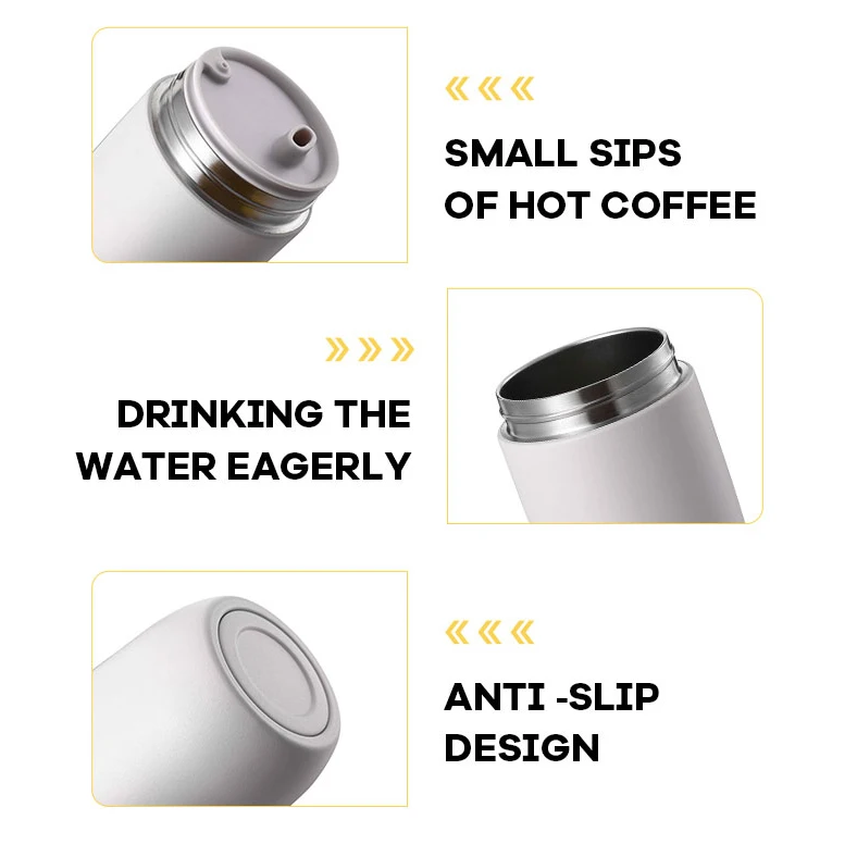 Wholesale Customization Logo Double Wall Vacuum Insulated Bottles Water Bottle with Handle Lid