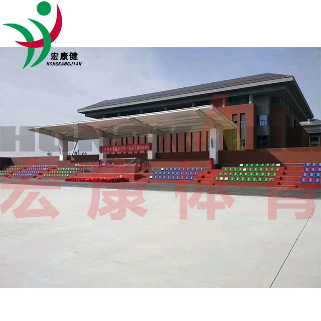 Telescopic Electric Grandstand Stadium Basketball Bleacher Retractable Seating