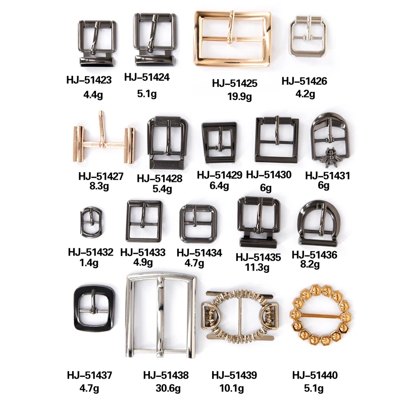 BX  Wholesale Metal Buckle For Handbag Irregular Shape Buckle Metal G Hook Metal Webbing Buckles