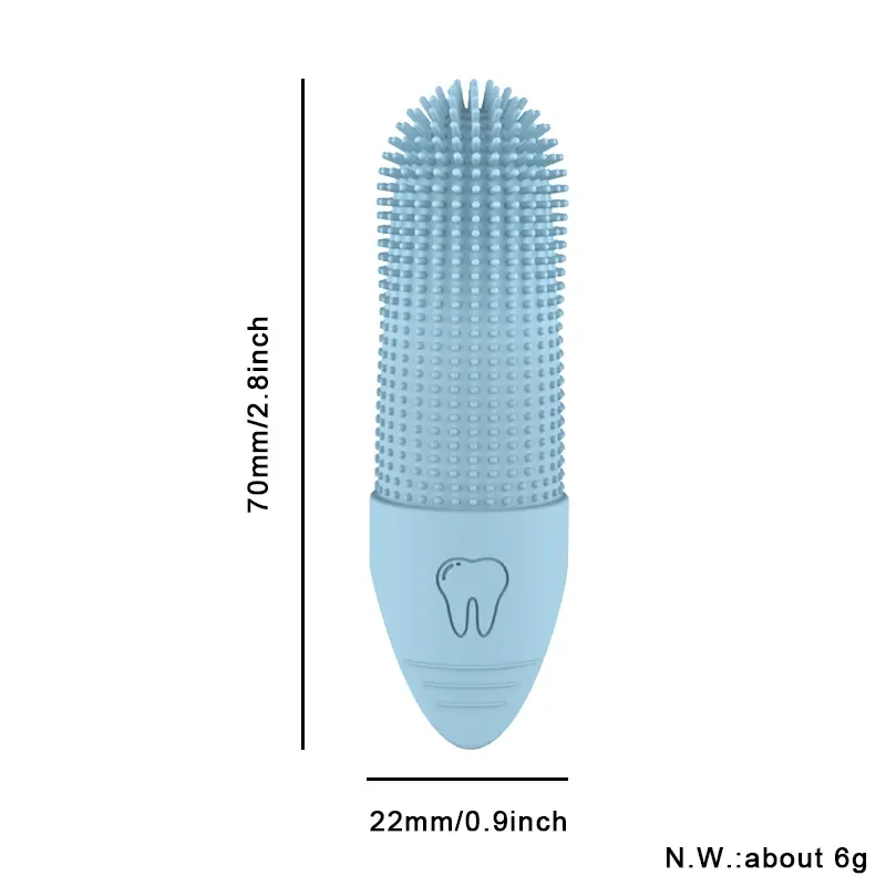 New Arrival 360 Degrees Pet Silicone Finger Toothbrush for Dog Cat Brushing Teeth Pet Teeth Cleaning Supplies
