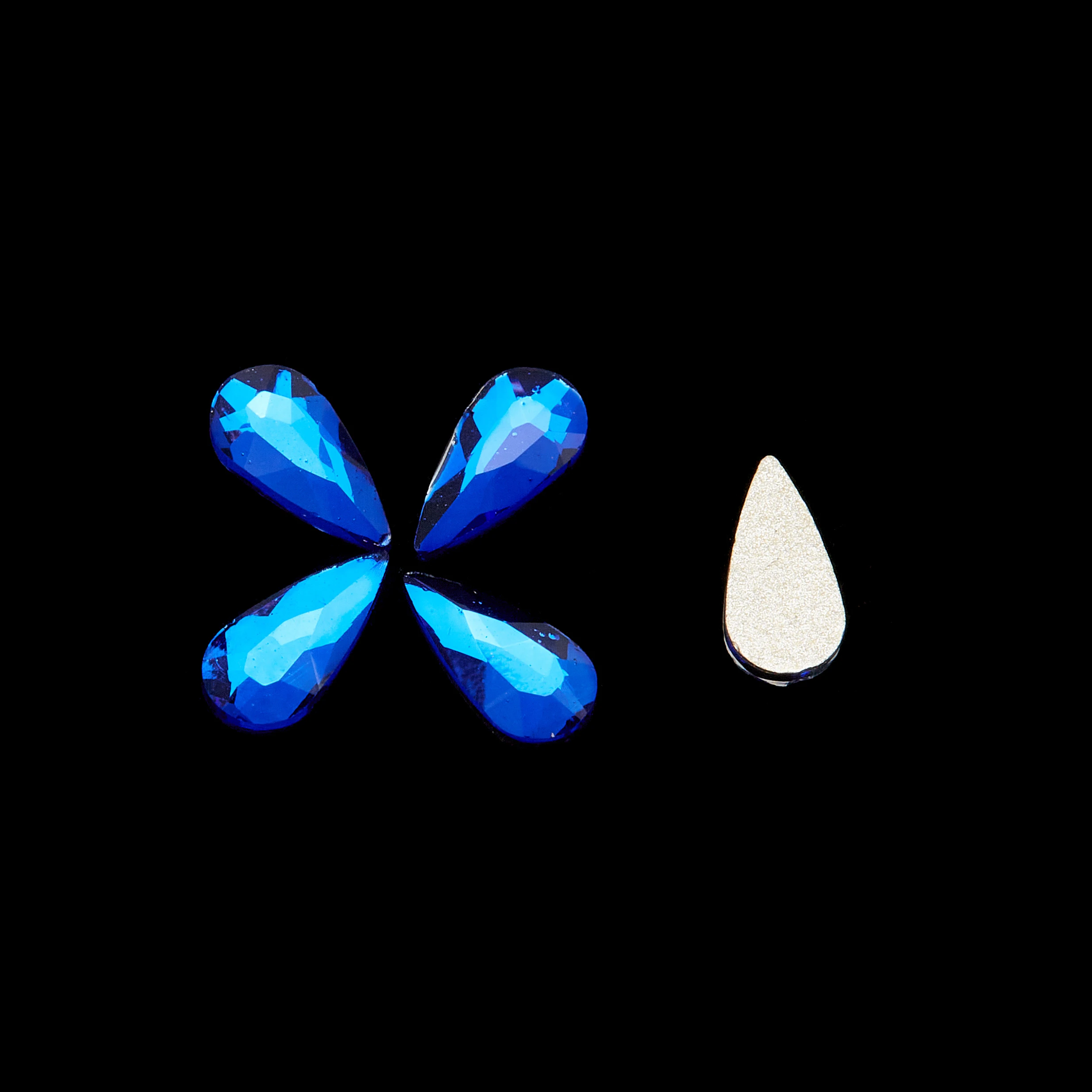 Wholesales Shapes 3d nail art rhinestones feedback color mixed around nails press on with rhinestones