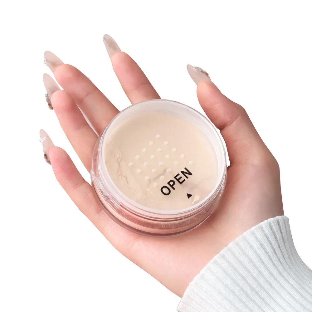 SENKA Face Base Makeup Loose Powder Matte Waterproof Cosmetics Makeup Private Label Vegan Pink Loose Setting Powder