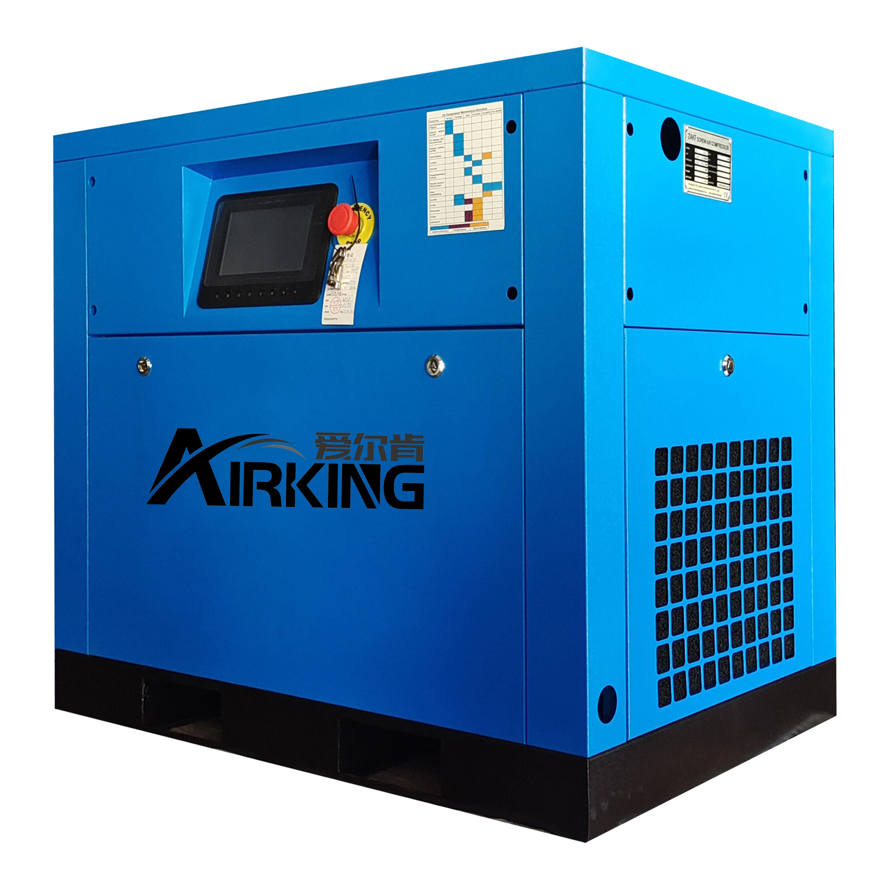 China Manufacture 3 phase screw air compressor for Sandblasting