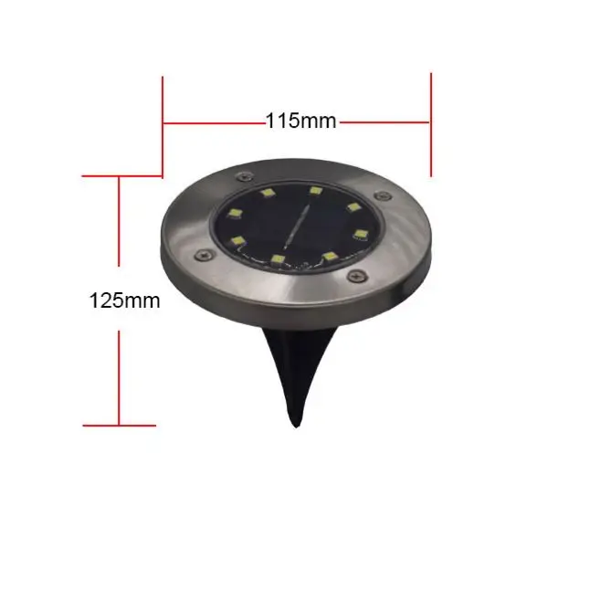 
Newest In-ground Auto On / Off Lights Solar LED Outdoor Lighting Sensor Buried Flood Patio Lamp 