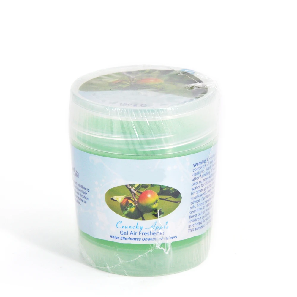 Custom Solid Air Freshener Gel Plastic Car Toilet Gel Air Freshener Containers Empty Jar Manufacturers Air Gel Freshener