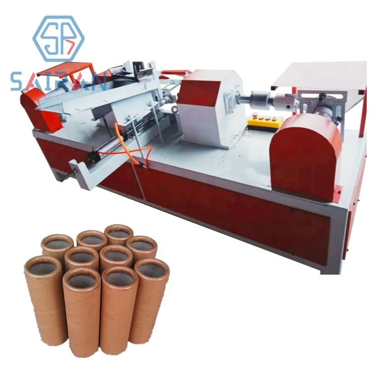 Automatic Paper Core Cutting Paper Tube Edges Curling Machine or Textile Yarn