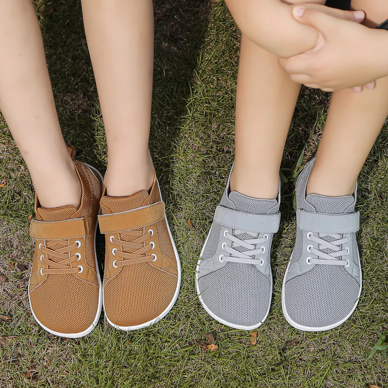 2024 New Kids Wide Toe Shoes High quality Flat Zero Drop Sole Lightweight Casual Barefoot Shoe Boys and Girls Sport Running Shoe