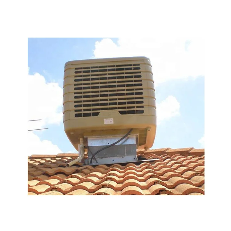 Вверх вниз, боковой разряд, крыша, настенное крепление, 18000m 3/h 20000m 3/h 1.1kw водяной охладитель воздуха с испарительным каналом