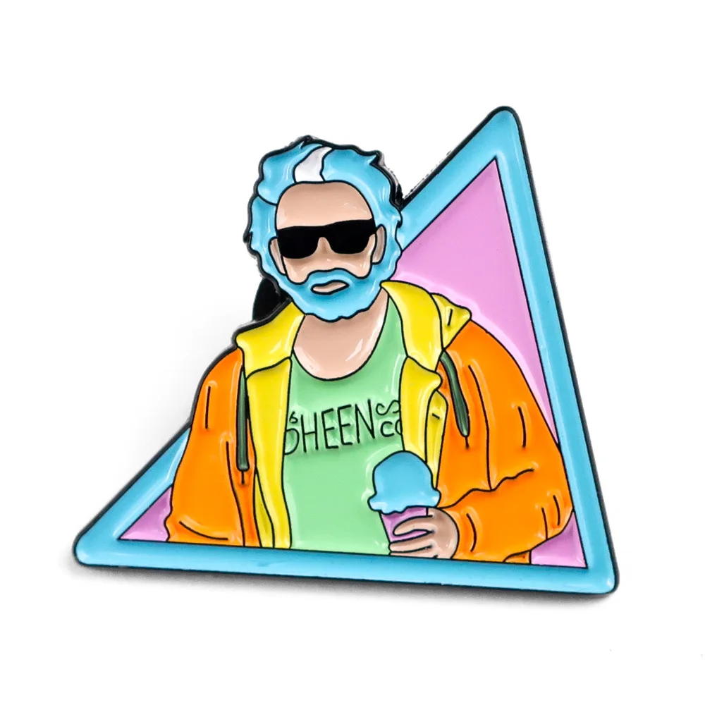 Эмалевые Значки для лацкана zhongshan