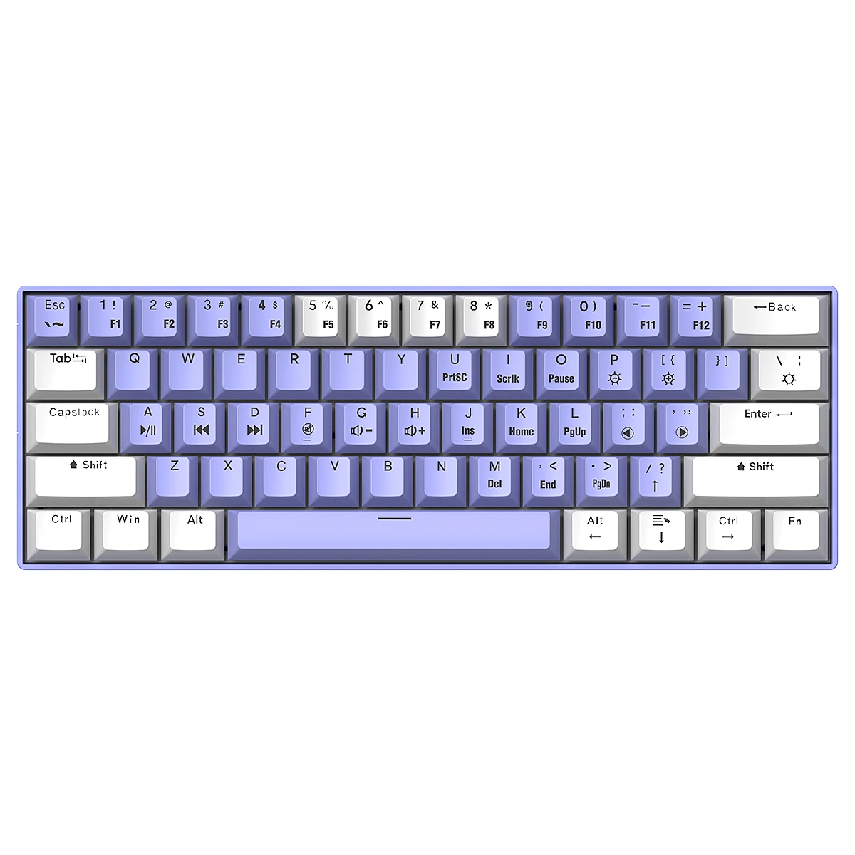 61 Keys  68 Keys 87 Keys RGB Backlit Real 60% Mechanical Keyboard Wireless Blue Switch Teclado Gamer Wired Gaming Keyboard
