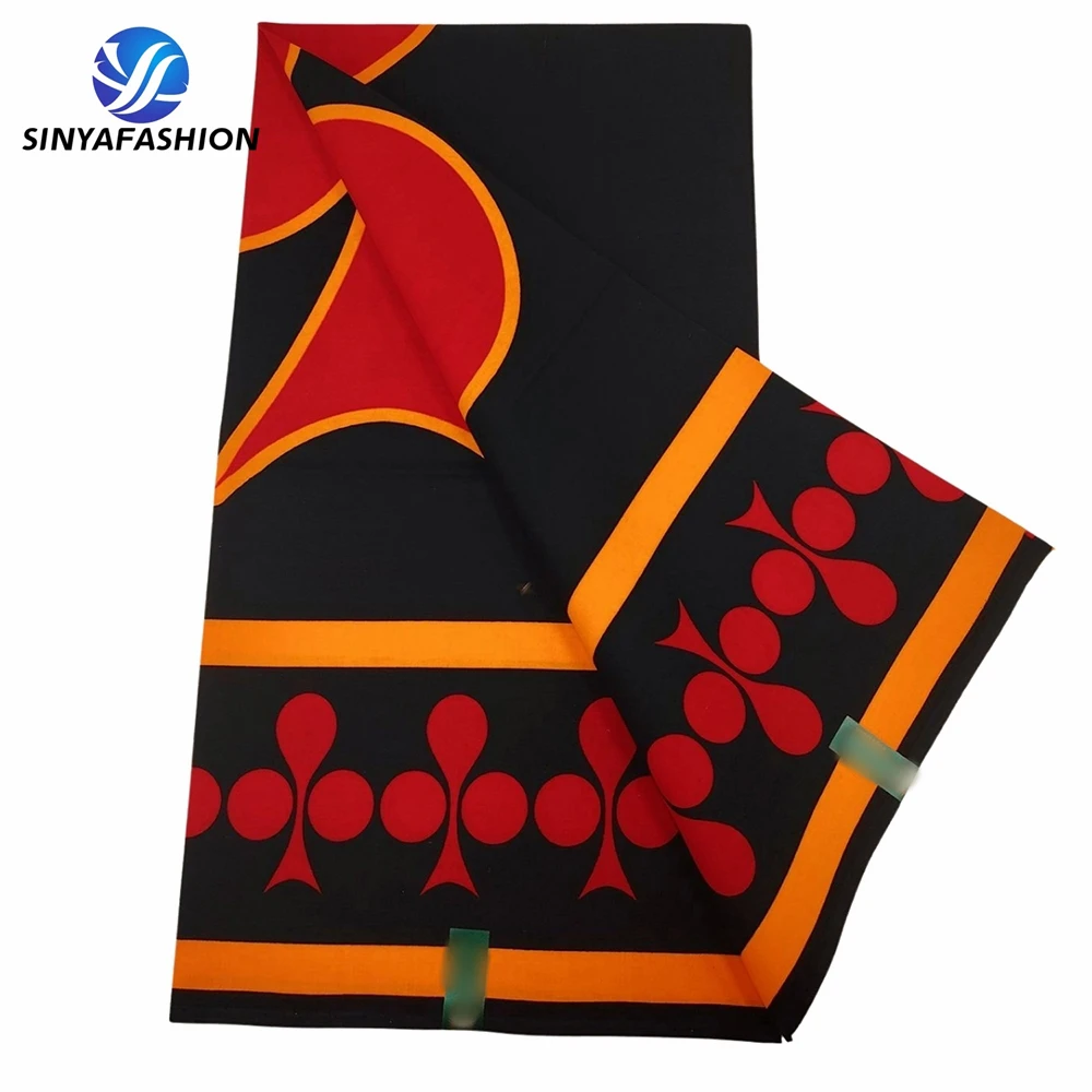 Sinya Hot Sale 100% Cotton Nigerian Ankara African Wax Prints Fabric for Garment Home Textile