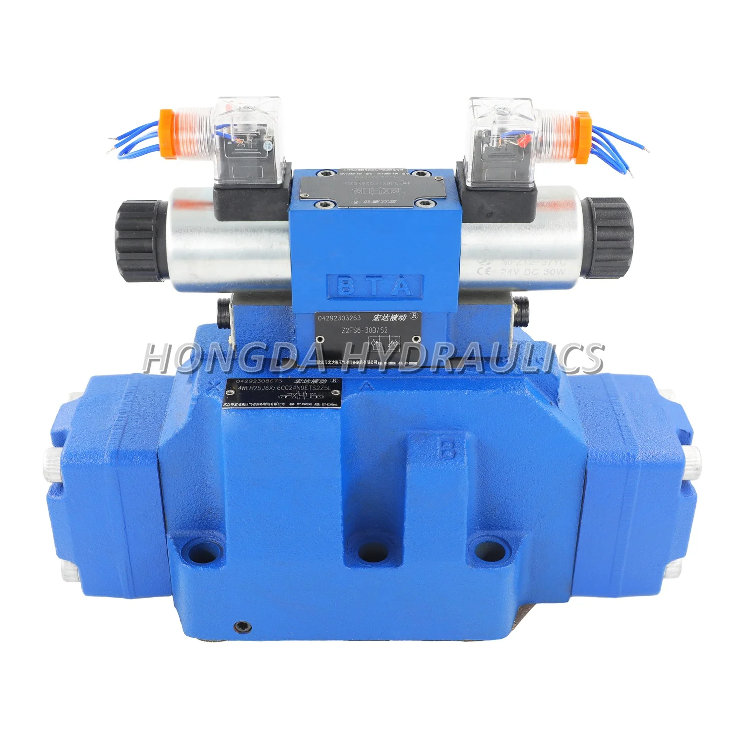 Manufacturer Supply Electro-Hydraulically Operated,  Pilot Operated, Directional Valve, Type 4WEH10, Up to 35 MPa and 1100 L/min