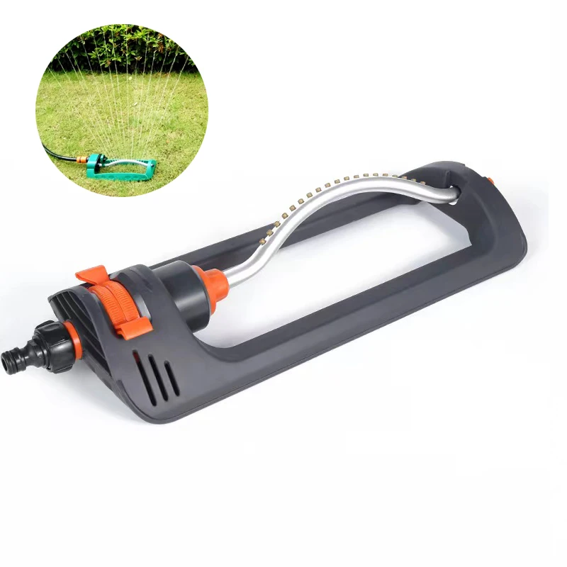 outdoor lawn garden automatic oscillating tool sprinkler 19 holes brass jet agricultural sprinkler system
