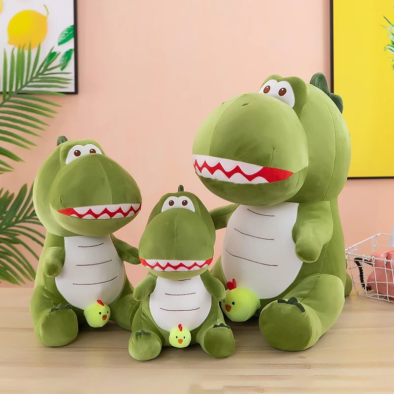 Creative Cute Chicken dinosaur stuffed animal doll Cute little eyes Kawaii stuffed dinosaur stuffed plush toy