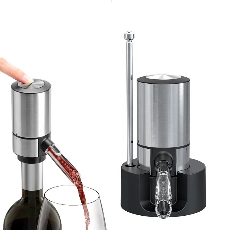 Factory direct new arrival best seller wine aerator electric wine decanter  electric wine pourer 3 in one aerator