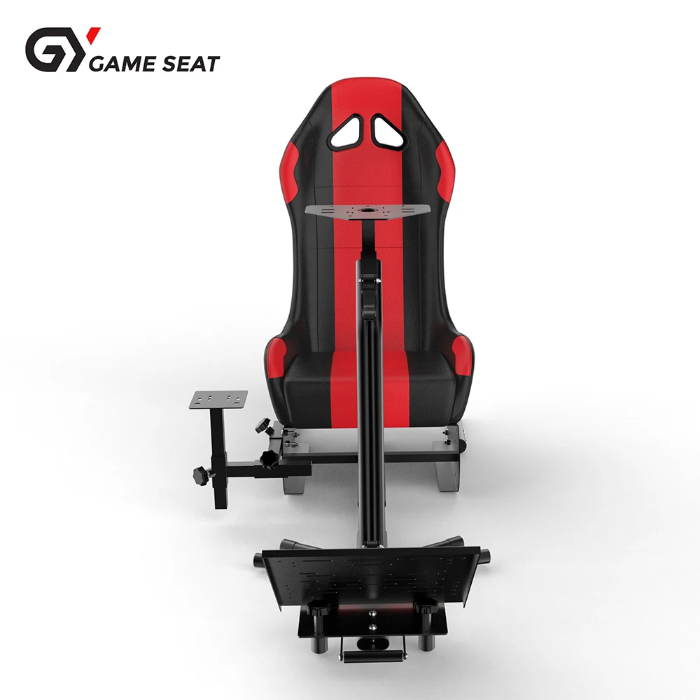 GY022 High Quality Sport Seat Foldable Car Sim Racing Seats Simulator Chair With Gaming Steering Wheel Stand