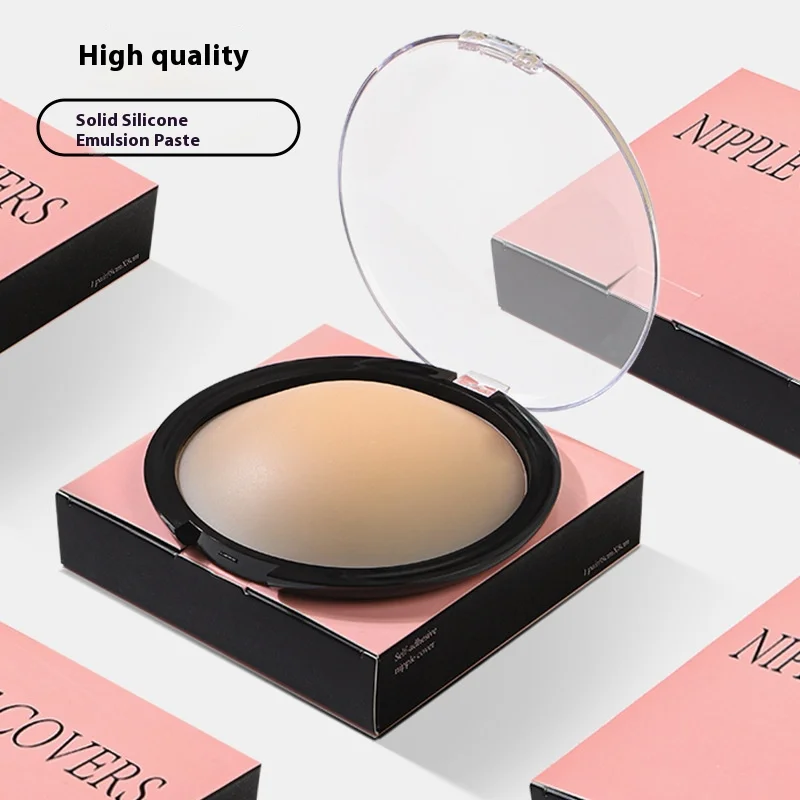 Ultra-Thin Breathable Silicone Nipple Breast Patch Anti-Protruding Areola Invisible Breast Tape Sports Bra Underwear OEM 8/10cm