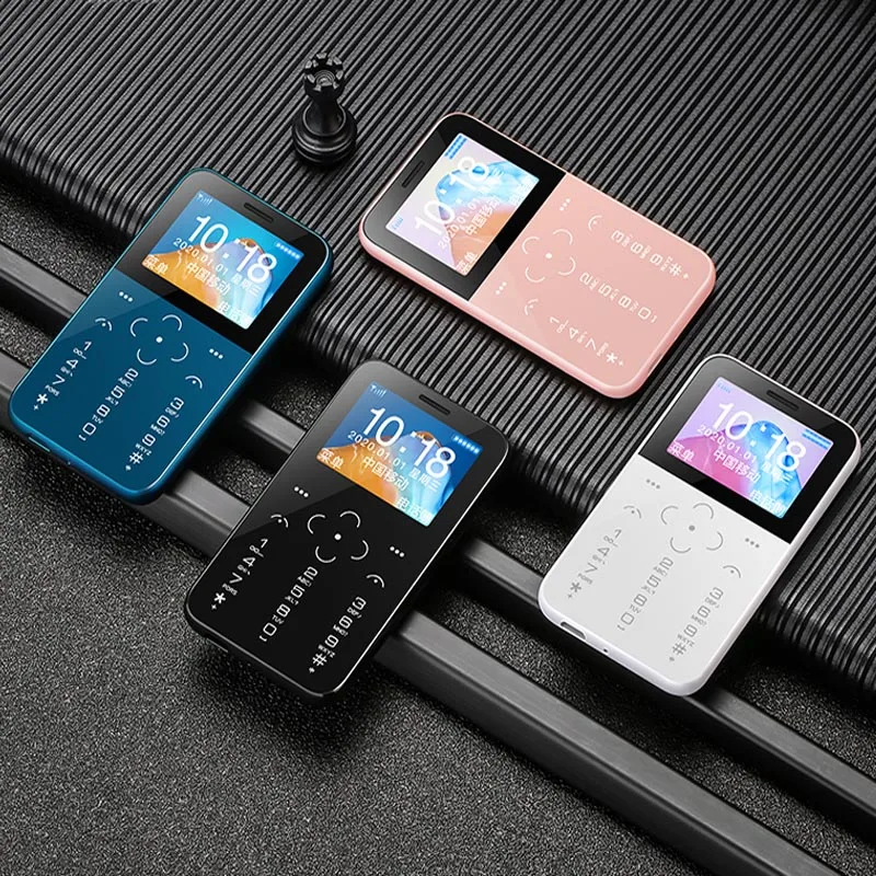 Original S10P 7S+ Mini Card Phone 2G GSM 400mAh 1.54' MTK6261M Cellphone Ultra-Thin Fashion Children Small Size Phones