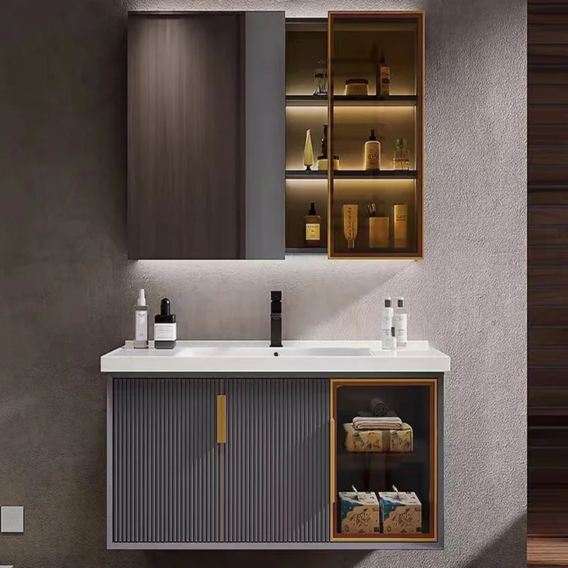 Hanging Cabinet Vanity Luxury Bathroom Furniture Factory Direct With Sink hotel bathroom vanity
