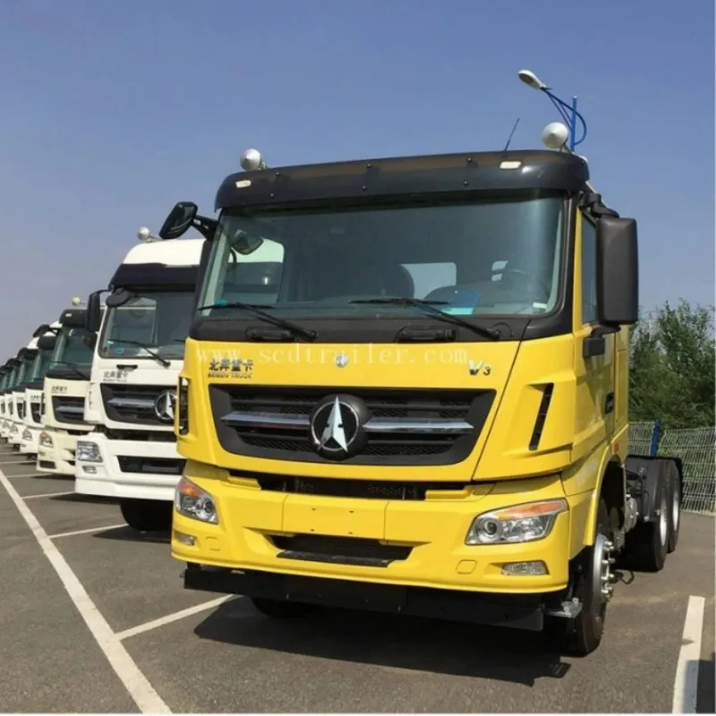 Heavy Duty 6X4 10 Wheel Beiben Truck V3 Tractor Truck Trailer Head