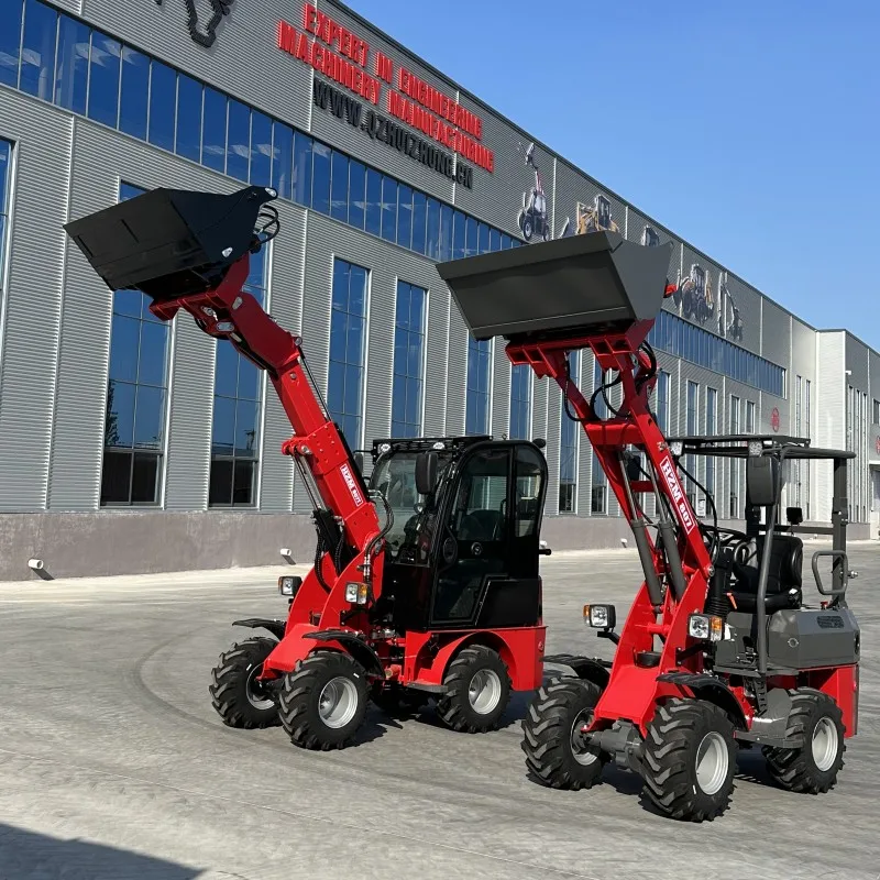 China HZM loader800KG Factory price high quality Wheel Loader With AC