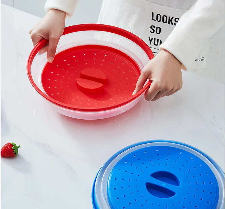 Kitchen Multi Use Plastic Collapsible Microwave Plate Cover Food Cover