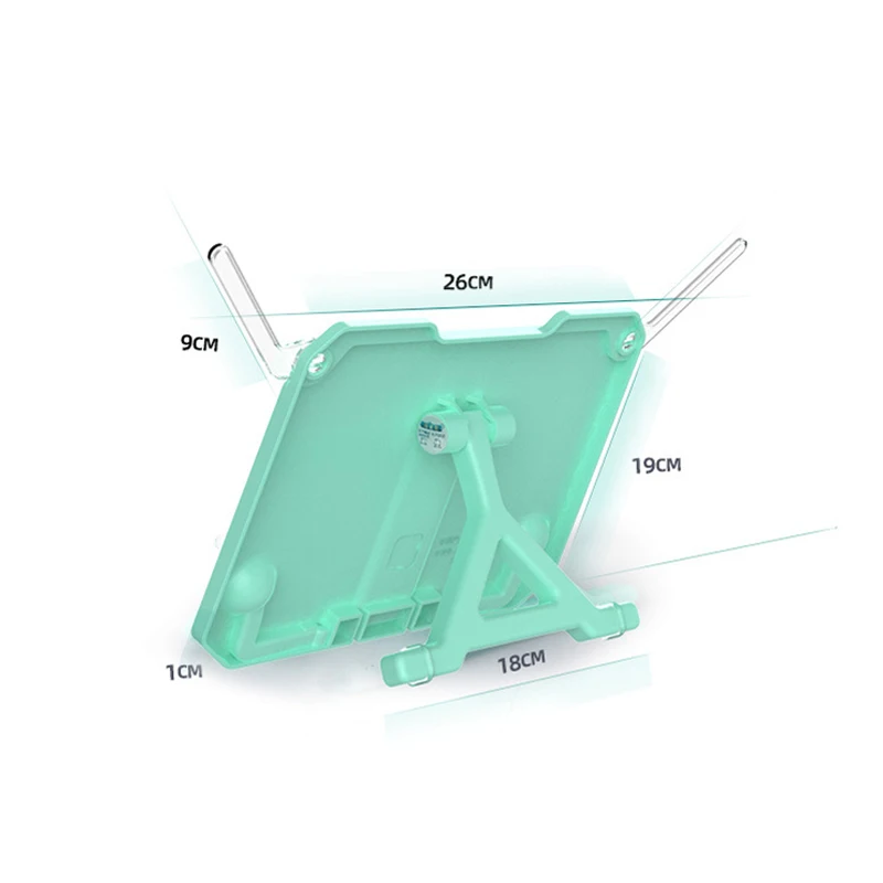 Portable Adjustable Cookbook Reading Desk Holder Lightweight Study Book Stand