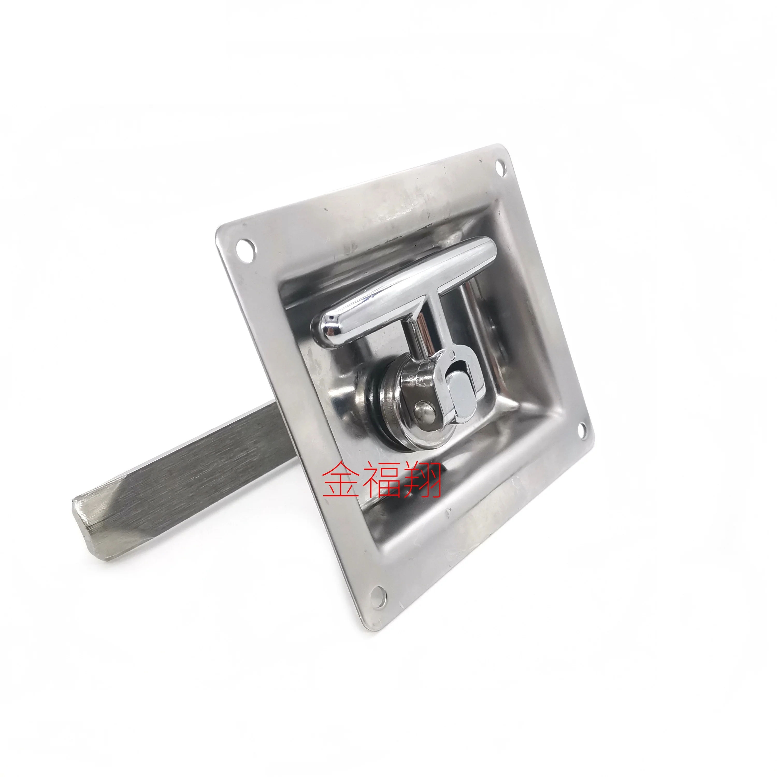 IP65 waterproof grade stainless steel panel lock  large folding handle  embedded handle box lock  Paddle Latch