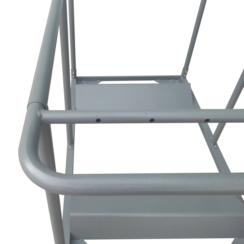 Steel trolley for table