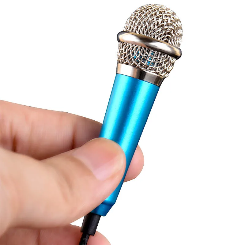 
3.5mm Mini Portable Vocal Microphone for Mobile Phone, Computer, Tablet, Recording Chat and Singing 
